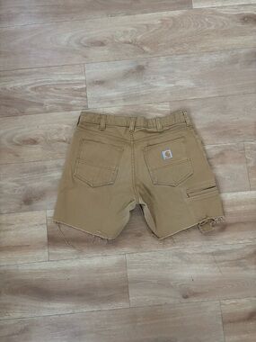 Carhartt Tan Men's Cargo Cutoff Shorts
